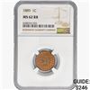 Image 1 : 1889 Indian Head Cent NGC MS62 RB