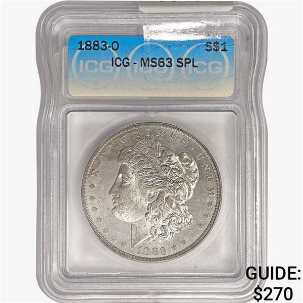 1883-O Morgan Silver Dollar ICG MS63 PL