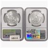 Image 2 : [2] 1886 & 1896 Morgan Silver Dollar NGC MS62