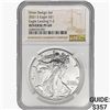 Image 1 : 2021-s Silver Eagle NGC REV PF69 Eagle Landing T-2