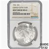 Image 1 : 1922 SILV. Peace $1 NGC MS62 Mint E. Curved Clip @