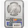 Image 2 : 1922 SILV. Peace $1 NGC MS62 Mint E. Curved Clip @