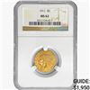 Image 1 : 1911 $5 Gold Half Eagle NGC MS62