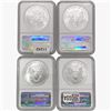 Image 2 : [4] 1998 Silver Eagle NGC MS69