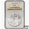 Image 1 : 1986 Silver Eagle NGC MS69