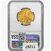 Image 2 : 1910 $10 Gold Eagle NGC MS62