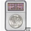 Image 1 : 1922 Silver Peace Dollar NGC MS63 Fitzgerald COLL.