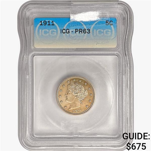 1911 Liberty Victory Nickel ICG PR63