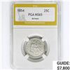 Image 1 : 1854 Seated Liberty Quarter PGA MS65 Arrows