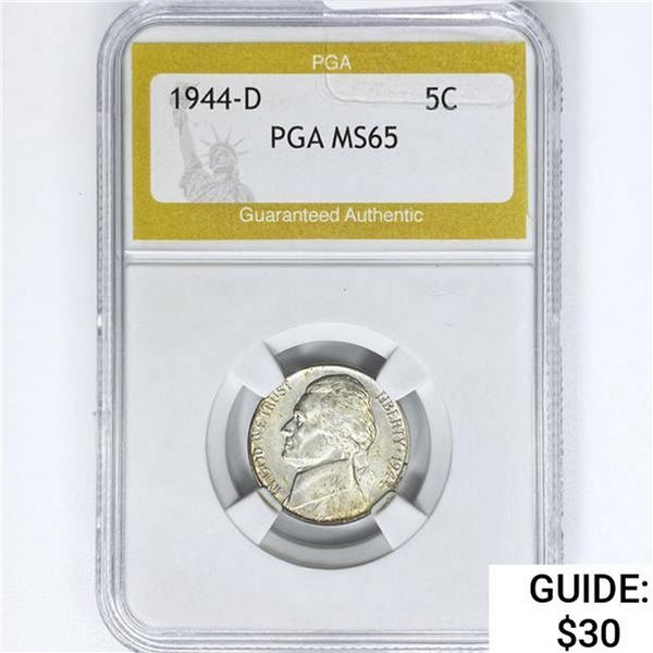 1944-D Jefferson Nickel PGA MS65
