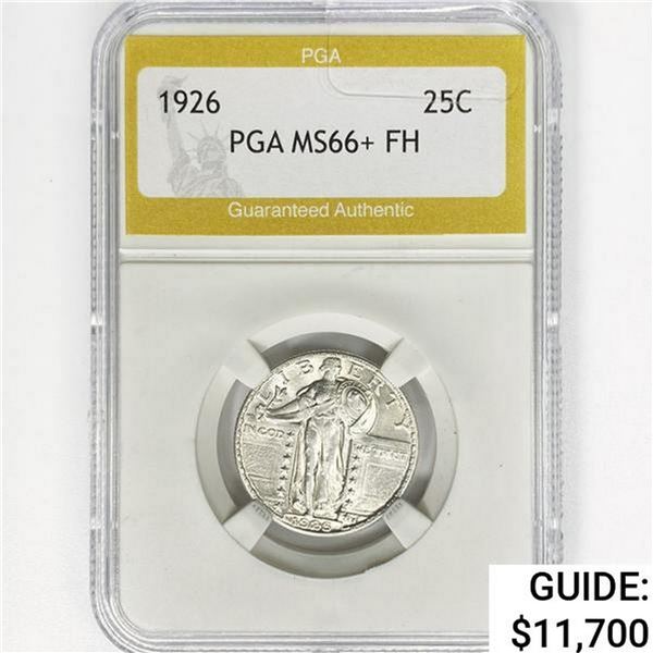 1926 Standing Liberty Quarter PGA MS66+ FH