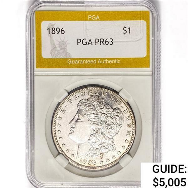 1896 Morgan Silver Dollar PGA PR63