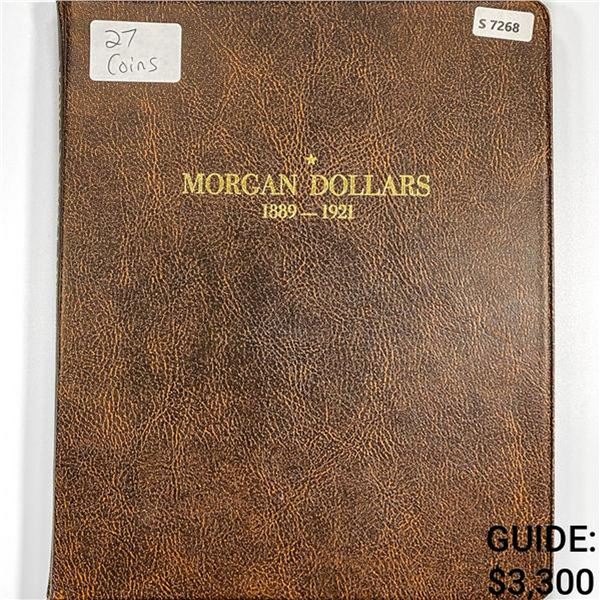 1889-1897 Morgan Dollar Book (27 Coins)