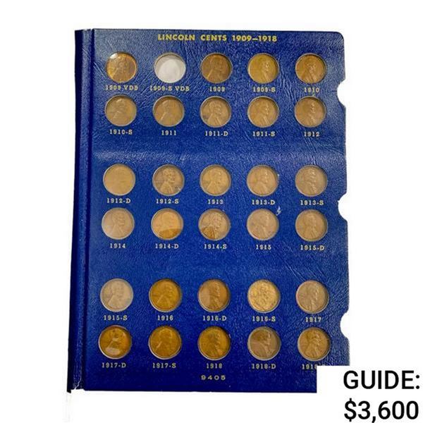 1909-1940 Lincoln Cent Book (88 Coins)