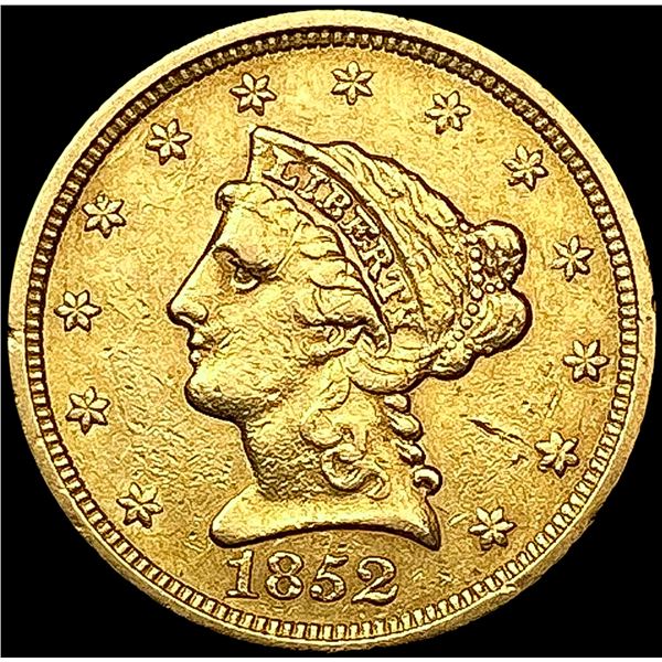 1852 $2.50 Gold Quarter Eagle CLOSELY UNCIRCULATED