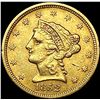 Image 1 : 1852 $2.50 Gold Quarter Eagle CLOSELY UNCIRCULATED