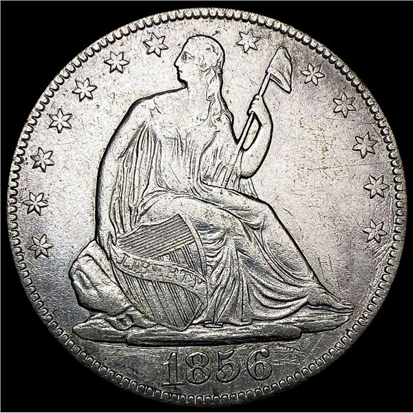 1856-O Seated Liberty Half Dollar CLOSELY UNCIRCUL