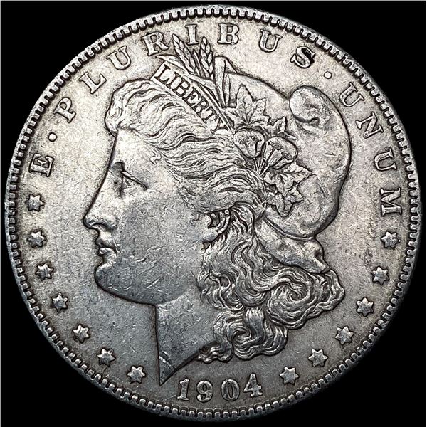1904 Morgan Silver Dollar NEARLY UNCIRCULATED