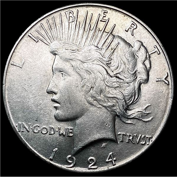 1924-S Silver Peace Dollar CLOSELY UNCIRCULATED