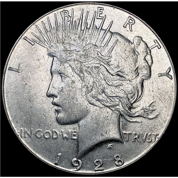 1928-S Silver Peace Dollar CLOSELY UNCIRCULATED