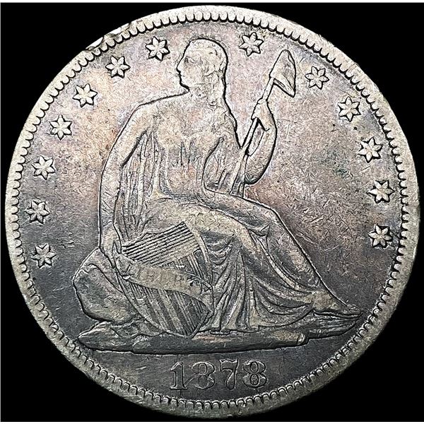 1878 Seated Liberty Half Dollar LIGHTLY CIRCULATED