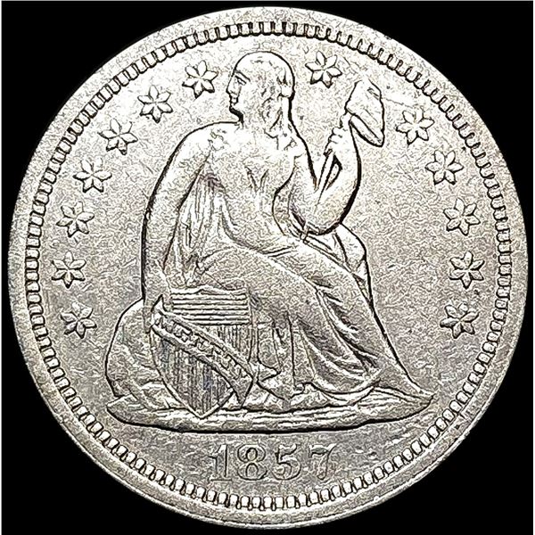 1857 Seated Liberty Dime LIGHTLY CIRCULATED