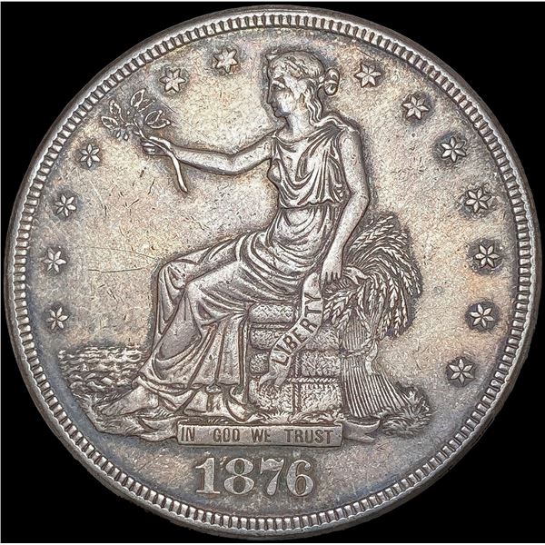 1876-S Silver Trade Dollar CLOSELY UNCIRCULATED