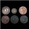 Image 1 : [6] Varied US Cents (1831, 1837, 1838, 1851, 1853,