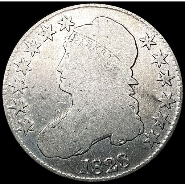 1828 Capped Bust Half Dollar NICELY CIRCULATED
