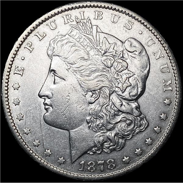1878-CC Morgan Silver Dollar NEARLY UNCIRCULATED