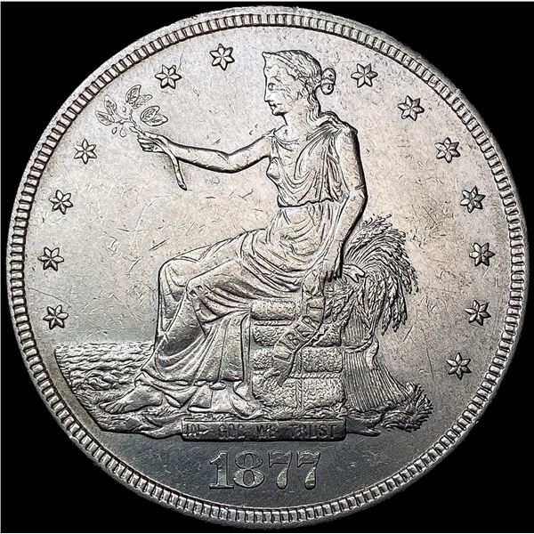 1877-S Silver Trade Dollar CLOSELY UNCIRCULATED