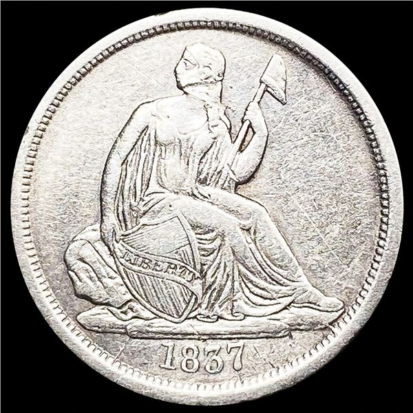 1837 Seated Liberty Dime CLOSELY UNCIRCULATED