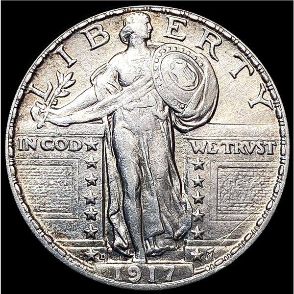1917-D Standing Liberty Quarter CLOSELY UNCIRCULAT