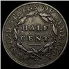 Image 2 : 1809 Coronet Head Half Cent NEARLY UNCIRCULATED