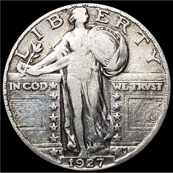 1927-S Standing Liberty Quarter LIGHTLY CIRCULATED