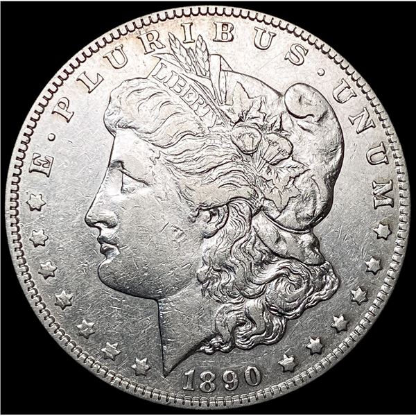 1890-CC Morgan Silver Dollar NEARLY UNCIRCULATED