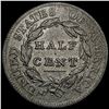 Image 2 : 1810 Classic Head Half Cent LIGHTLY CIRCULATED