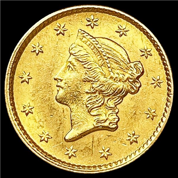 1853 Rare Gold Dollar UNCIRCULATED