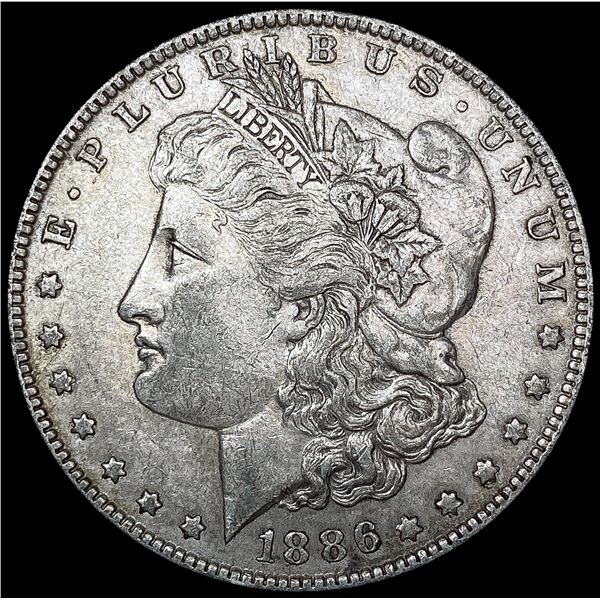 1886-O Morgan Silver Dollar NEARLY UNCIRCULATED