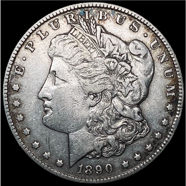 1890-CC Morgan Silver Dollar NEARLY UNCIRCULATED
