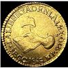 Image 1 : 1848 Mexico .0475oz Gold 1/2 Escudo LIGHTLY CIRCUL