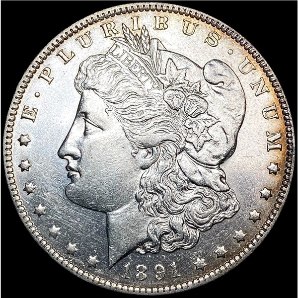 1891-O Morgan Silver Dollar CLOSELY UNCIRCULATED