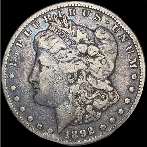 1892-CC Morgan Silver Dollar LIGHTLY CIRCULATED