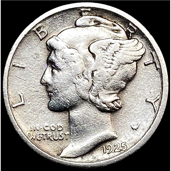 1925-S Mercury Dime CLOSELY UNCIRCULATED