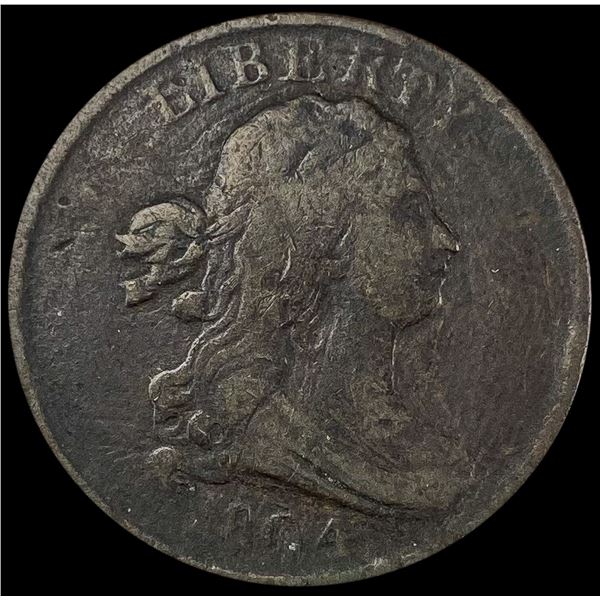 1804 Draped Bust Half Cent NICELY CIRCULATED