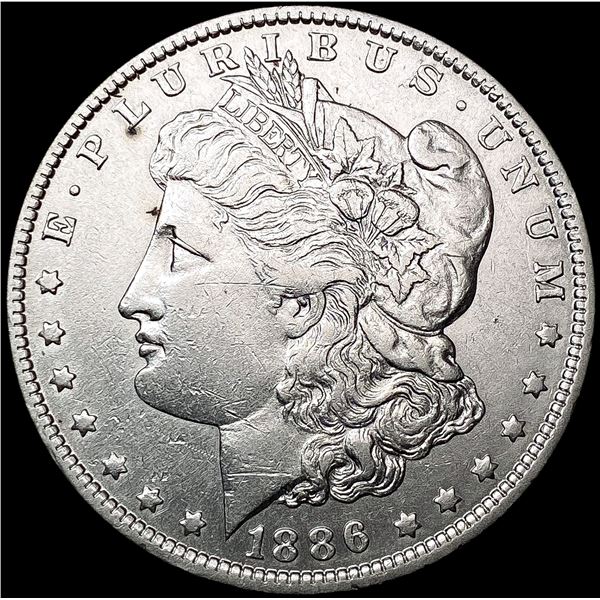 1886-O Morgan Silver Dollar NEARLY UNCIRCULATED