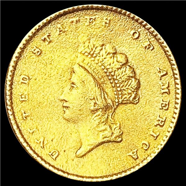 1854 Rare Gold Dollar HIGH GRADE