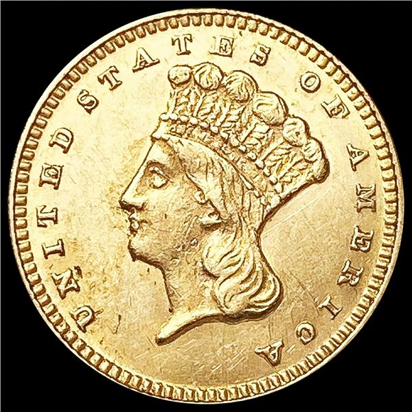 1873 Rare Gold Dollar UNCIRCULATED