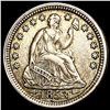 Image 1 : 1853 Arws Seated Liberty Half Dime NEARLY UNCIRCUL