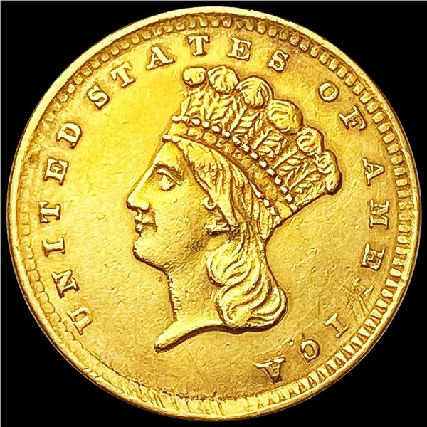 1856 Rare Gold Dollar CLOSELY UNCIRCULATED